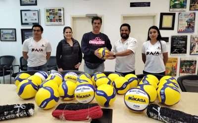 Entregó INDE apoyo al vóleibol de Baja California