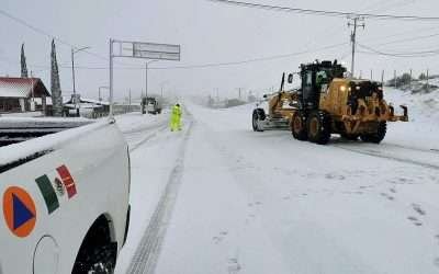 Se mantiene pronóstico de lluvias y nevadas para fin de semana