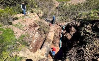 Reparó CESPE fuga en Acueducto Morelos