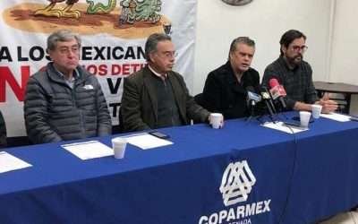 Reprueba COPARMEX intimidaciones de Armando Ayala hacia empresarios