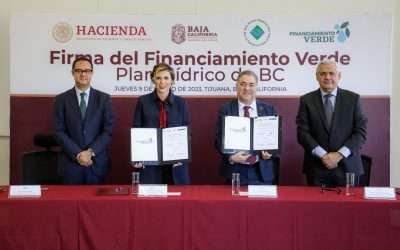 Concreta Marina del Pilar financiamiento para obras hídricas en BC