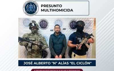 Capturan agentes de la FGE a otro líder criminal y multihomicida