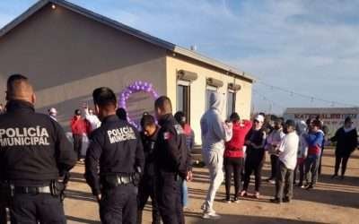 Acompaña Escuadrón Violeta a mujeres en camina por el Día Internacional de la Mujer