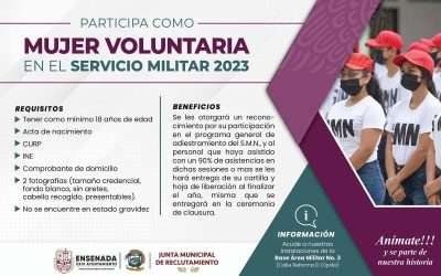 Llama Junta de Reclutamiento a mujeres voluntarias para el Servicio Militar 2023