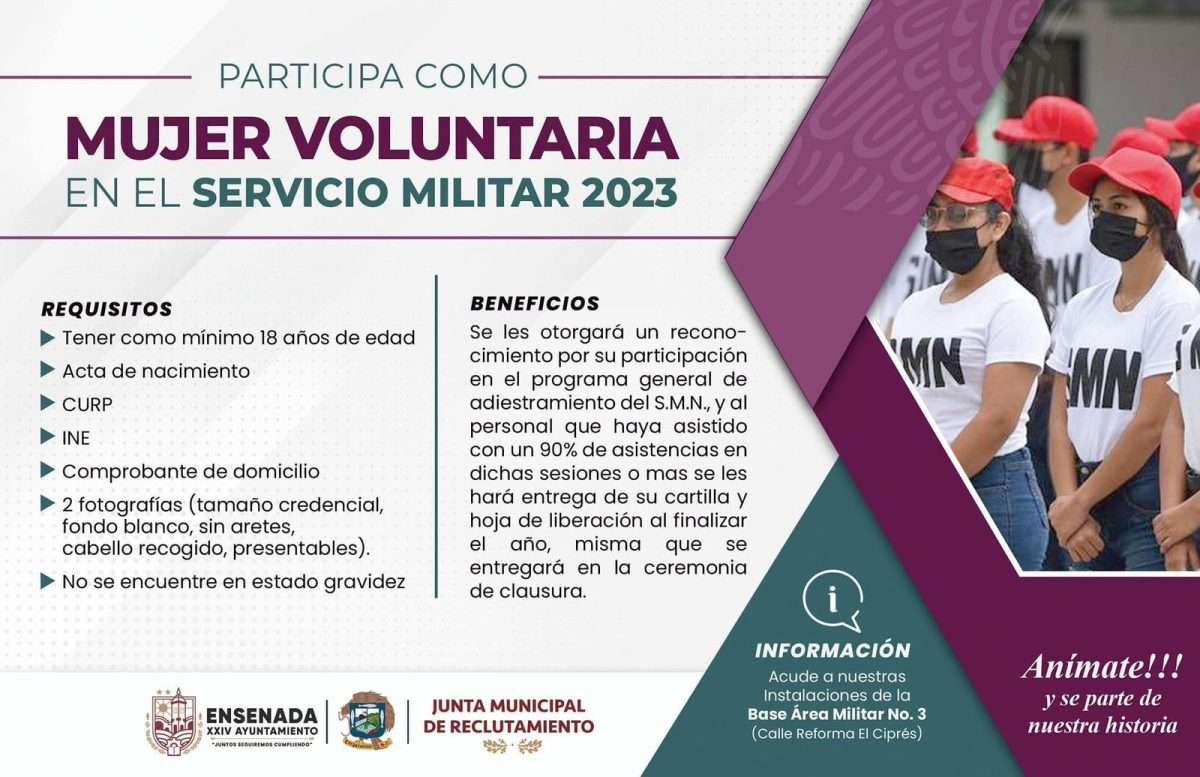 servicio militar para mujeres