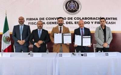 Firman FGE y First Cash convenio de colaboración para agilizar investigaciones