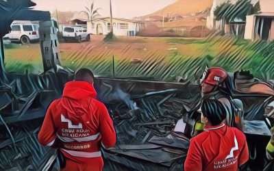 Localizan cuerpo calcinado tras incendio de vivienda en Maneadero