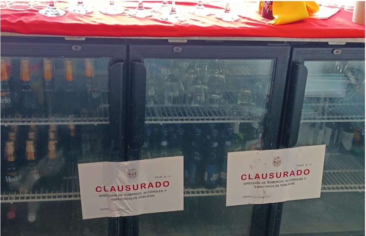 Clausuras Dirección de Alcoholes
