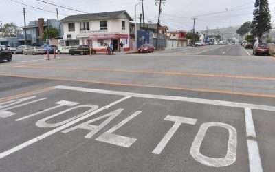 Invierte Gobierno de Ensenada 2.3 mdp en rehabilitación de calle 8