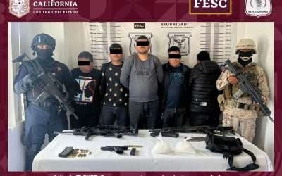 Vinculan a proceso a sujetos armados detenidos en Maneadero