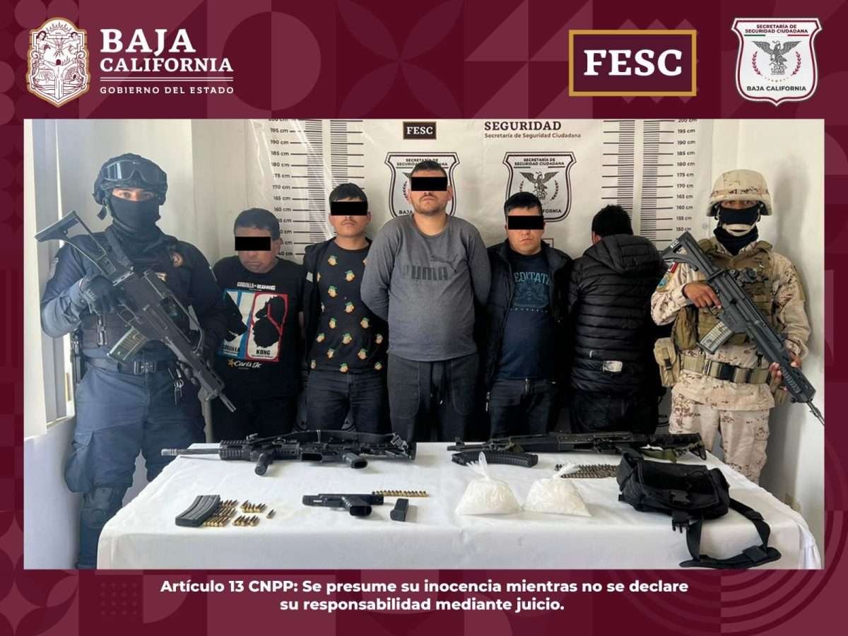 Captura FESC sujetos armados