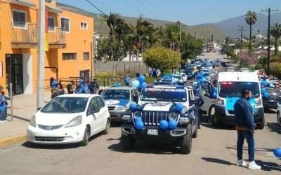 Participó DSPM en caravana por el Día Mundial de Concientización sobre Autismo