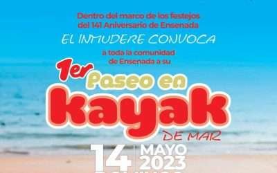 Realizará INMUDERE 1er Paseo en Kayak de Mar
