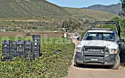 Localiza FESC camioneta con droga en Maneadero