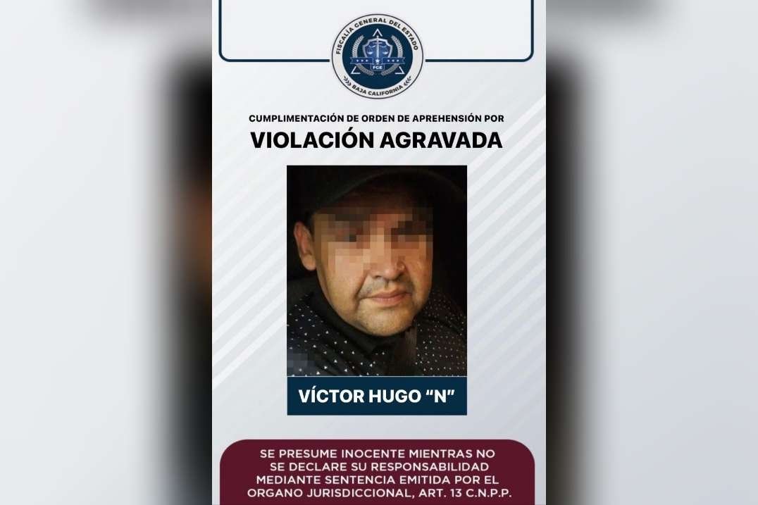 Detenido violación