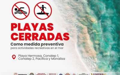 Continúan cerradas las playas de Ensenada