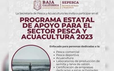 Publicó SEPESCA BC reglas de operación para apoyos de pesca comercial, deportiva y acuacultura