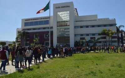 Evacuaron Casa Municipal en el marco del 1er Simulacro Nacional 2023