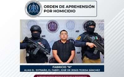 Capturan agentes de la FGE a 4to implicado en homicidio del ¨Comandante Potro¨