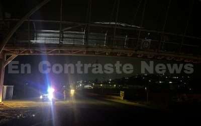 Cuelgan cadáver en puente frente a CBTA de Maneadero