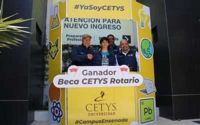 Gana José Jiménez beca de 100% CETYS-Rotario