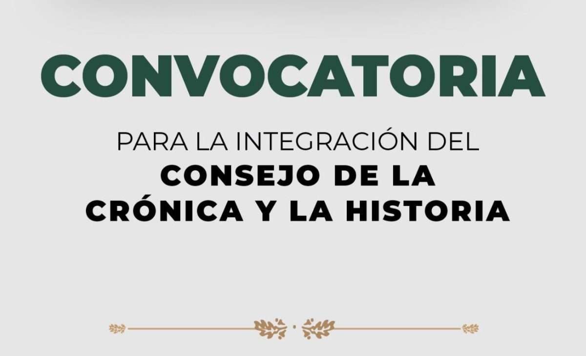 Convocatoria Consejo de Crónica e Historia