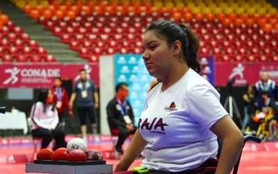 Escala paradeportista Karina Martínez en Ranking Mundial de Boccia