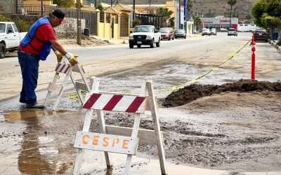 Atiende CESPE fuga en emisor de aguas residuales en Punta Banda