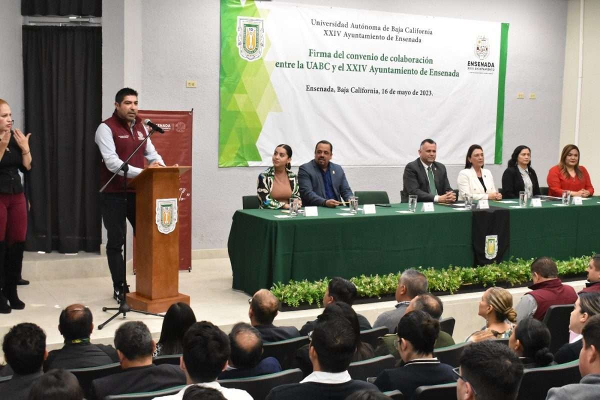 convenio Gobierno de Ensenada y UABC