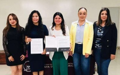 Firman Red de Mujeres Unidas por BC y Universidad de Vizcaya convenio en apoyo de mujeres víctimas de violencia