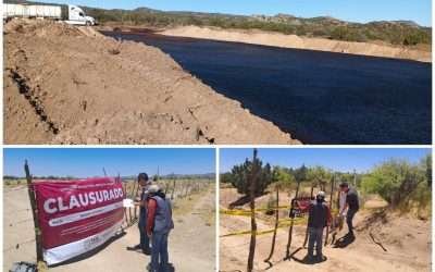 Clausuró Gobierno del Estado vertedero de sanguanza en Ejido Héroes de la Independencia
