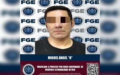 Vinculan a sujeto por usar pick up y placas con reporte de robo