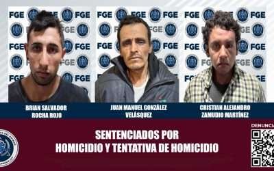 Logra FGE sentencia de 56 años para homicidas de Guardia Estatal y de Comerciante