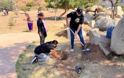 Implementa CESPE jornada de reforestación en Los Encinos