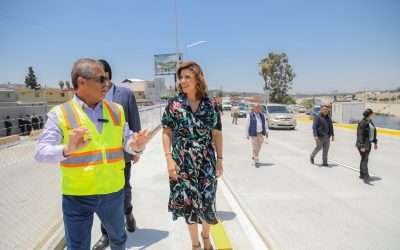 Encabezó Marina de Pilar apertura del puente Los Olivos