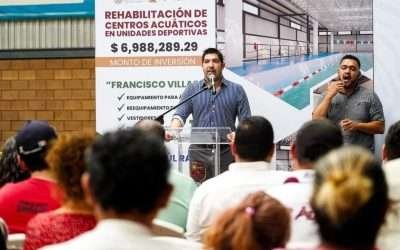 Arranca Armando Ayala remodelación de centros acuáticos