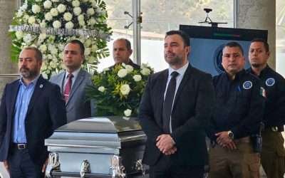 Despidieron con honores a AEI, Christian Armando Muoett Quiñonez