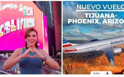 Anunció Gobernadora nuevo vuelo Tijuana-Phoenix, Arizona