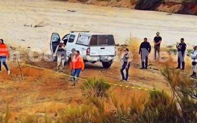 Localizaron restos humanos en Ojos Negros