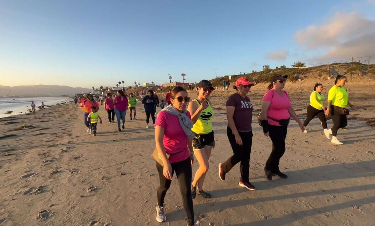 caminata vístete de neón