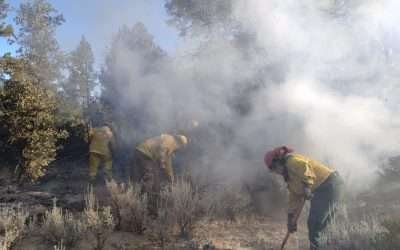 Continúan Bomberos atendiendo dos fuertes incendios en Ensenada