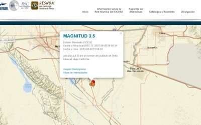 Sin daños por sismo magnitud 3.5 en Mexicali