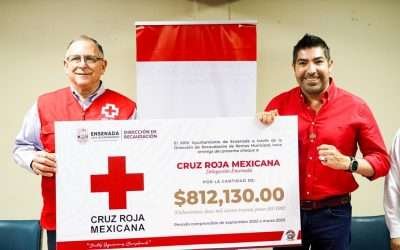 Recibe Cruz Roja más de 800 mil pesos por aportaciones de ensenadenses en predial