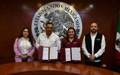 Firman CMFSQ y Miriam Cano, convenio en materia de inclusión