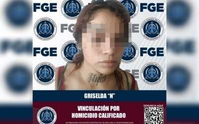 Logra FGE vinculación a proceso para Griselda, implicada en homicidio de hombre