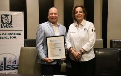 Reconoce IMSS BC a  centros de trabajo seguros y saludables