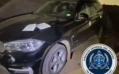 Tras cateo en Maneadero, recupera FGE BMW robado