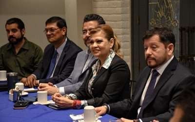 Presenta Fiscal de Baja California avances e innovaciones de la FGE a empresarios de Mexicali