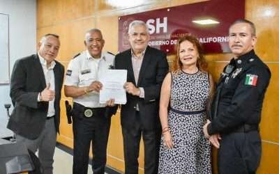 Respalda López Gorosave Plan de bienestar para policías de BC