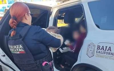 Rescata Fuerza Estatal en Tijuana a niños desaparecidos en California
